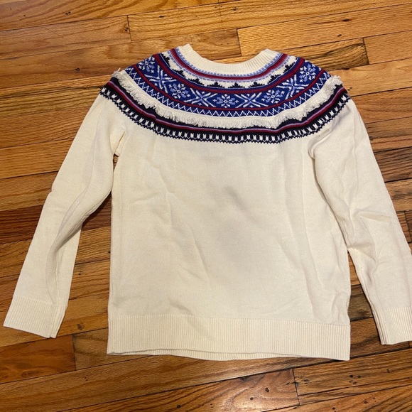 Talbots Sweaters - Talbots Petite Small Wool Blend Fair-Isle Sweater